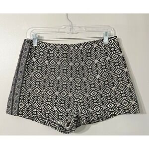 Urban Outfitters‎ Ecote Tribal Aztec Print Boho Chic High Rise Shorts Size 8